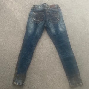 Parasico gold embellished denim